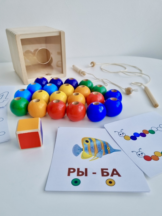 Игра  Радужное ожерелье, 29 карточек Nicolya (натуральная коробочка)